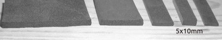 5x10mm skumgummi list